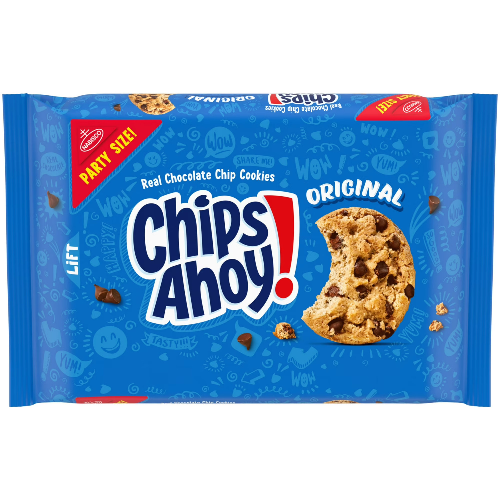 CHIPS AHOY! Original Chocolate Chip Cookies, Party Size, 25.3 oz Free Shipping gallery