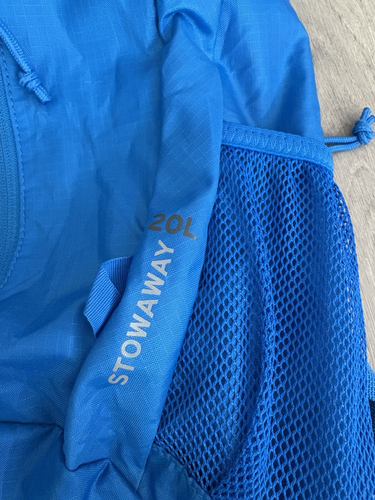 Eddie Bauer Stowaway 20L Daypack Backpack Blue Ripstop Water Resistant 2