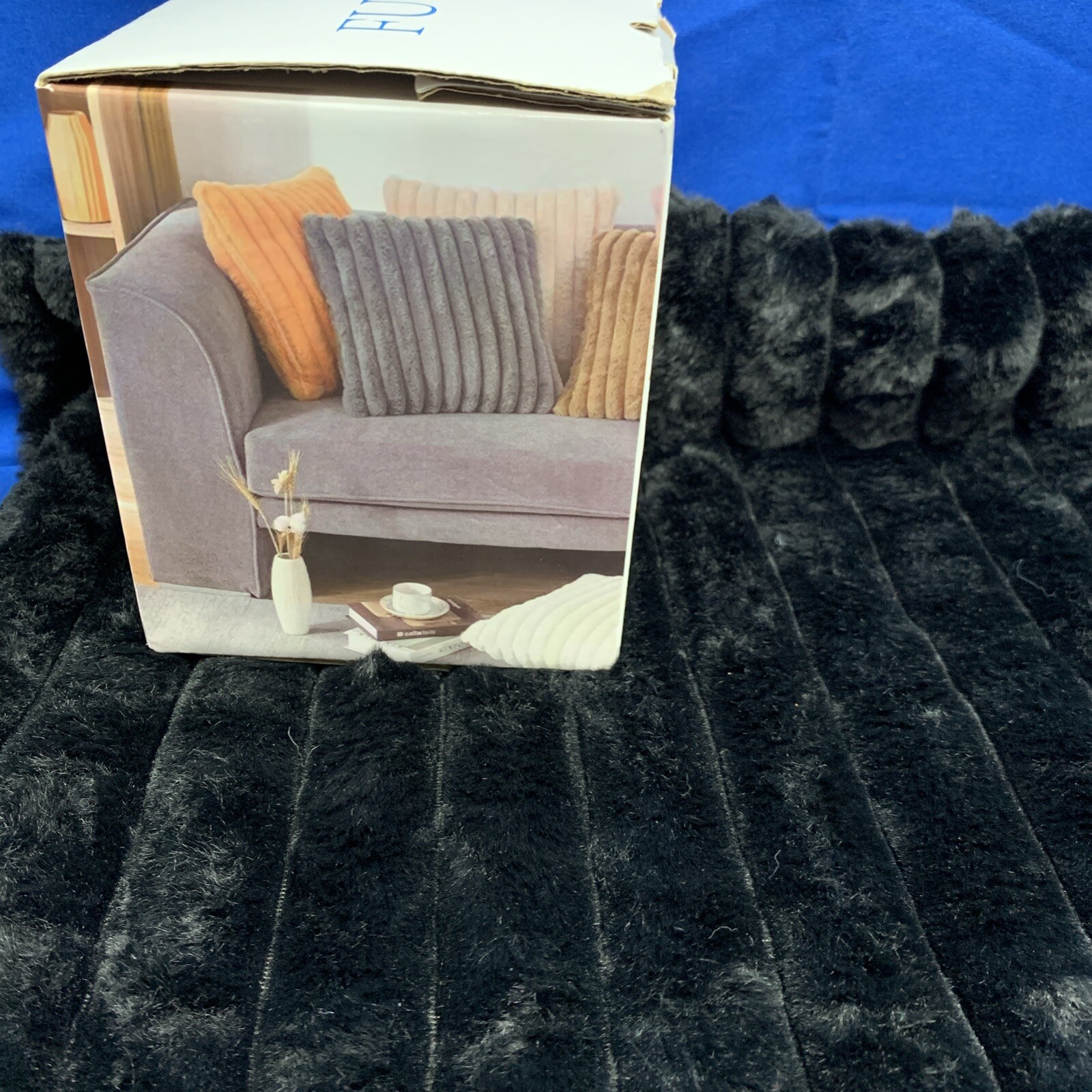 FUTEI Throw Pillow Covers 18x18” Black Machine Wash Tumble Dry Set of 2 gallery