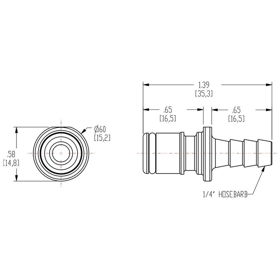 2X Vollara Living Quick Connects 1/4 Adapter - Quick Connector Pair gallery