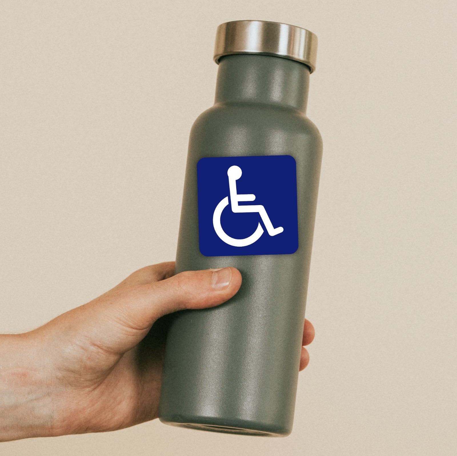 Handicap Parking Sign Sticker Decal Disabled Symbol Wheelchair Set of 2 gallery