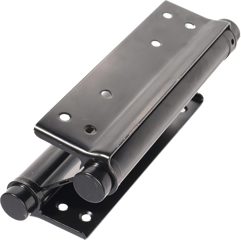NEW 8in Double Action Spring Hinges Self Closing Door Stainless Steel Pair gallery
