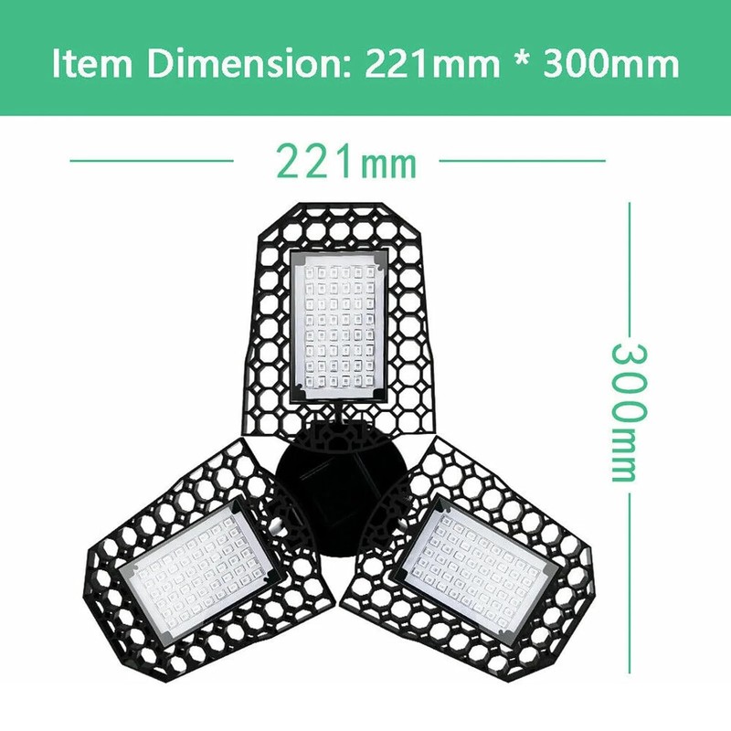 Foldable E26 Led Grow Light Full Spectrum Lamp for Hydroponics Plant Veg Flower gallery