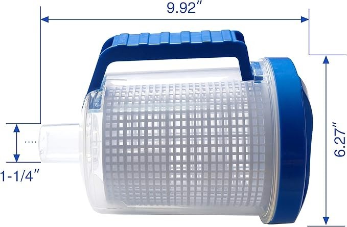 Poolsupplytown Upgraded W560 Inline Pool Leaf Canister/Leaf Catcher/Leaf Trap wi gallery