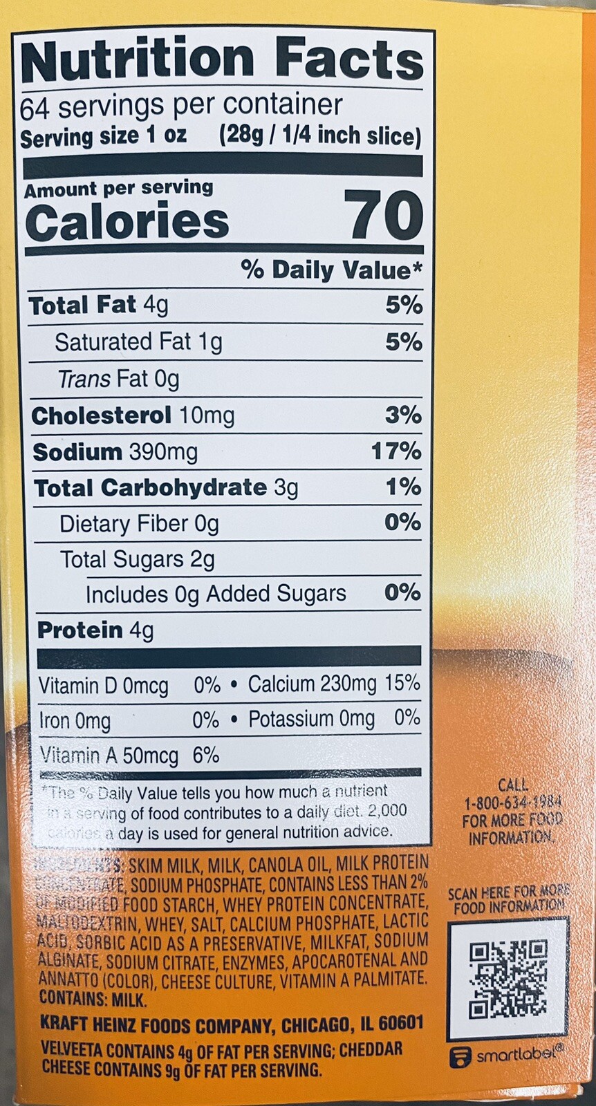 2x Velveeta Original Pasteurized Cheese Loaf 32 Oz -( 2 ) 2 PACKs - 8 lbs gallery