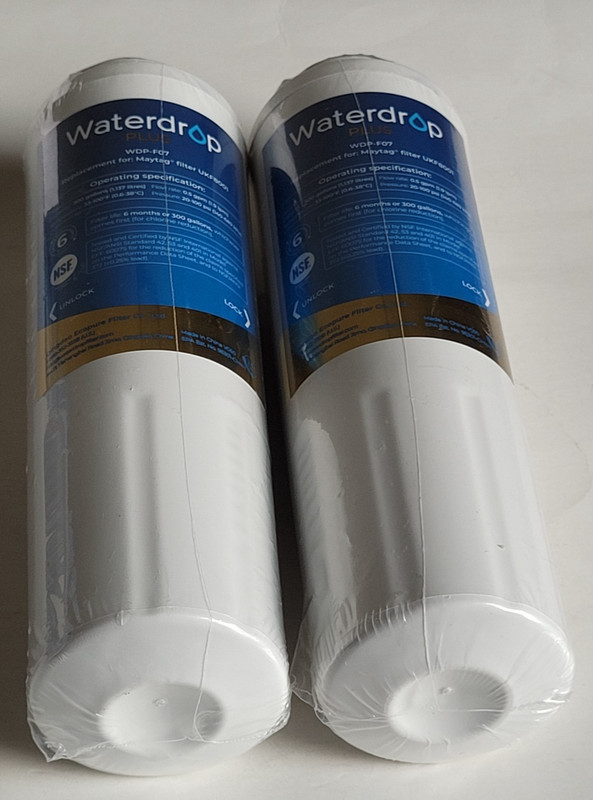 2 Pack- NEW WATERDROP Plus Replacement Filter WD-F07 For Maytag Filter UKF8001 gallery