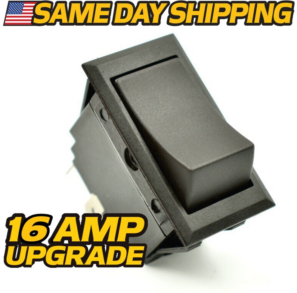 Toggle Rocker Light Switch fits Kubota K1122-62212 and K1122-62210 gallery