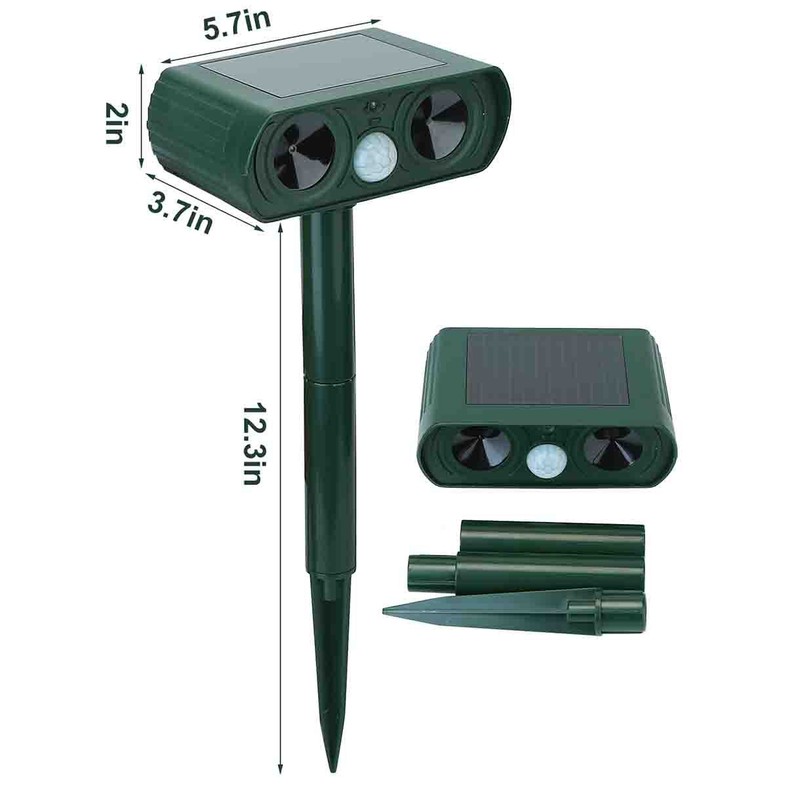 For Ultrasonic Mouse Repellent Squirrel Repeller Rodent Detector Rat Deter US gallery