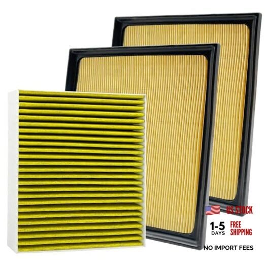 3PCS Cabin Engine Air Filter Kit Fits for 2022 2023 2024 2025 Tundra,2023-2025 gallery