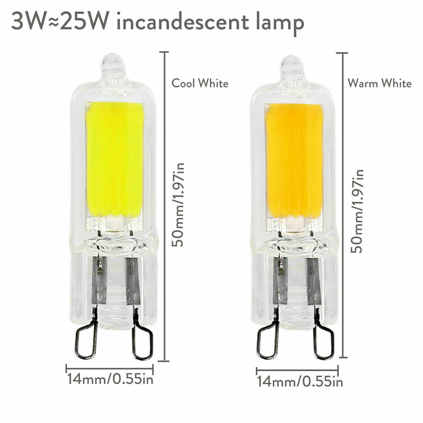 Mini G9 Led Cob Bulb Ac220V 110V 3W 5W Beam Chandelier Spotlight Replace Ac 220V gallery