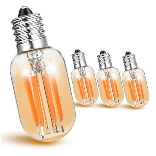 LED Night Light Bulbs E12 Salt lamp Bulb 2w 200lm, 15W-20W E12 2W Amber Warm gallery
