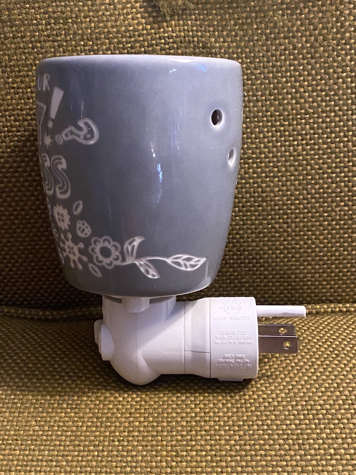 SCENTSY WALL PLUG-IN WARMER EMBRACE YOUR CRAZY HOT MESS LIFE Preowned Tested gallery