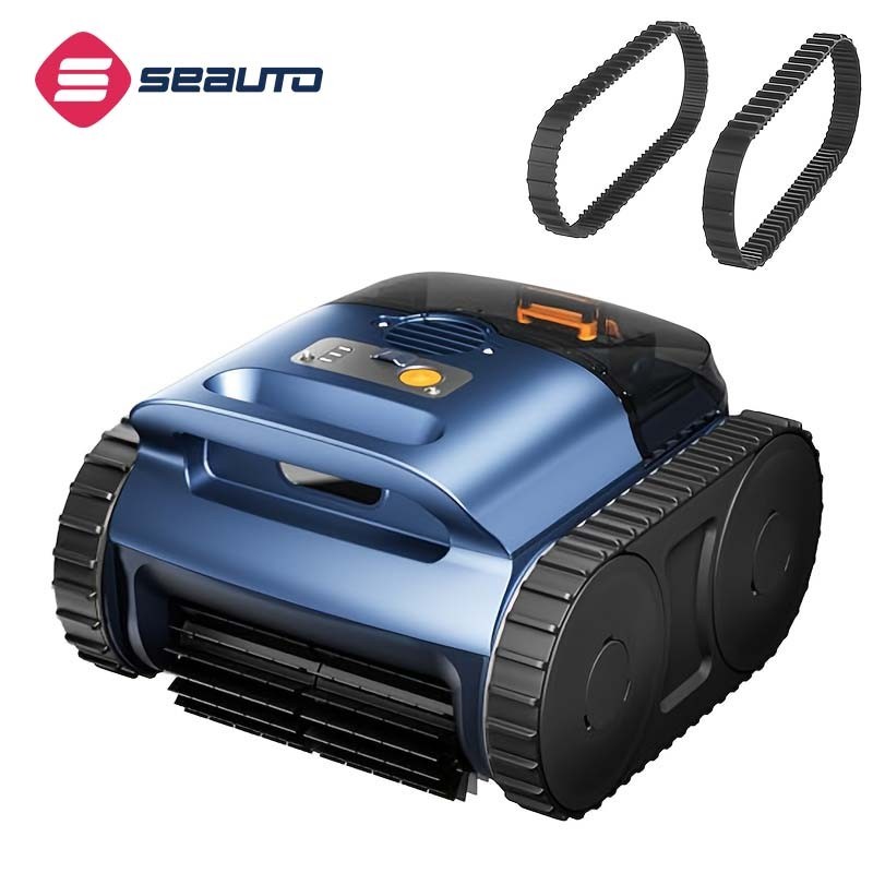 Seauto Cordless Robotic Pool Cleaner Floor Wall Waterline Clean 180 Min Runtime gallery
