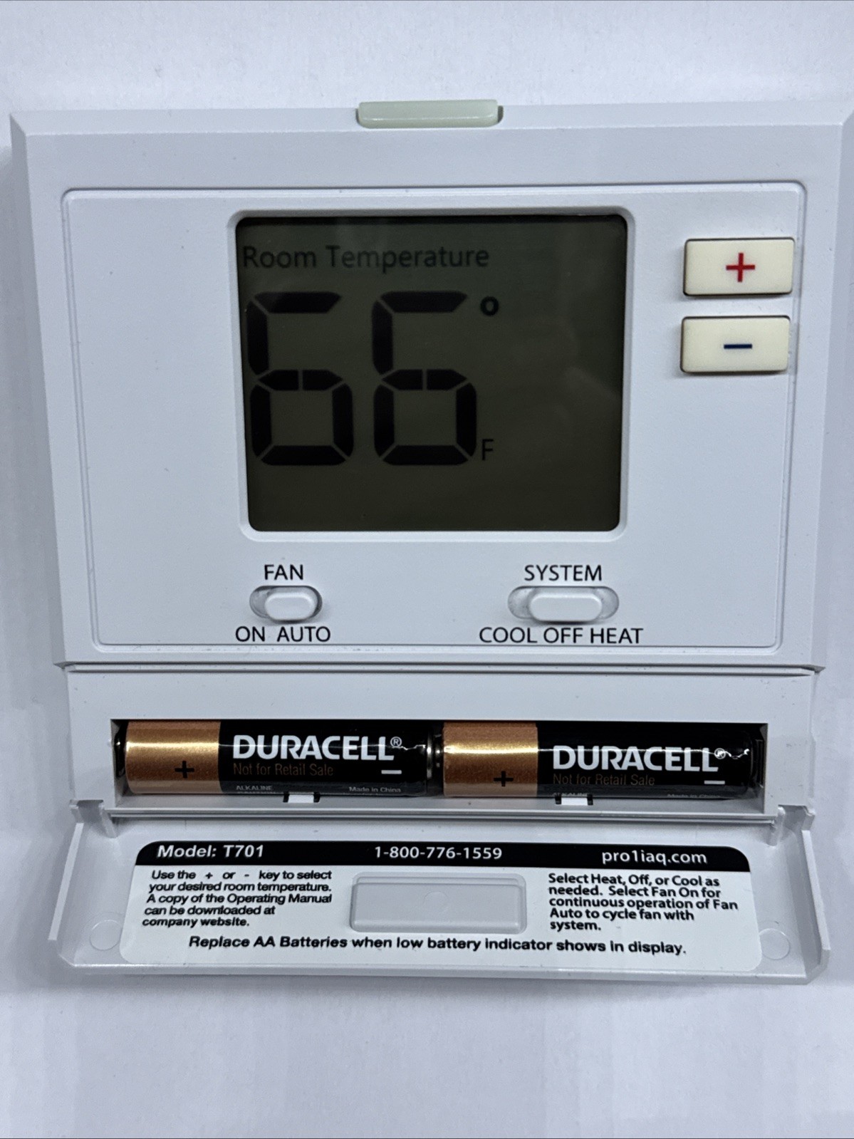 T701 - Pro1 IAQ Single Stage Non-Programmable Thermostat gallery