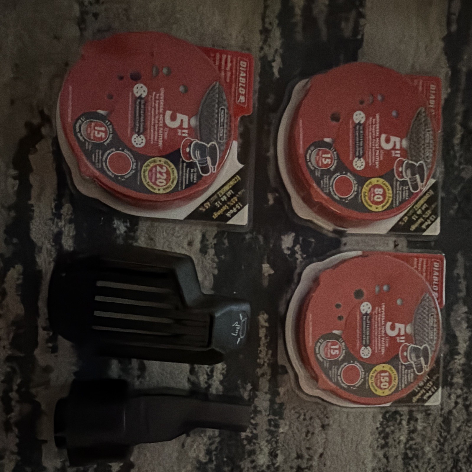 Milwaukee M18 5 in Random Orbit Orbital Sander w/ Discs Dust Bag Adapter gallery