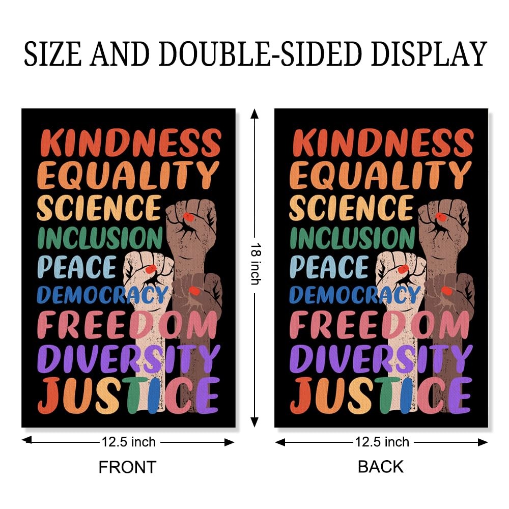 Kindness Equality Science Inclusion Peace Democracy Freedom Diversity Garden ... gallery