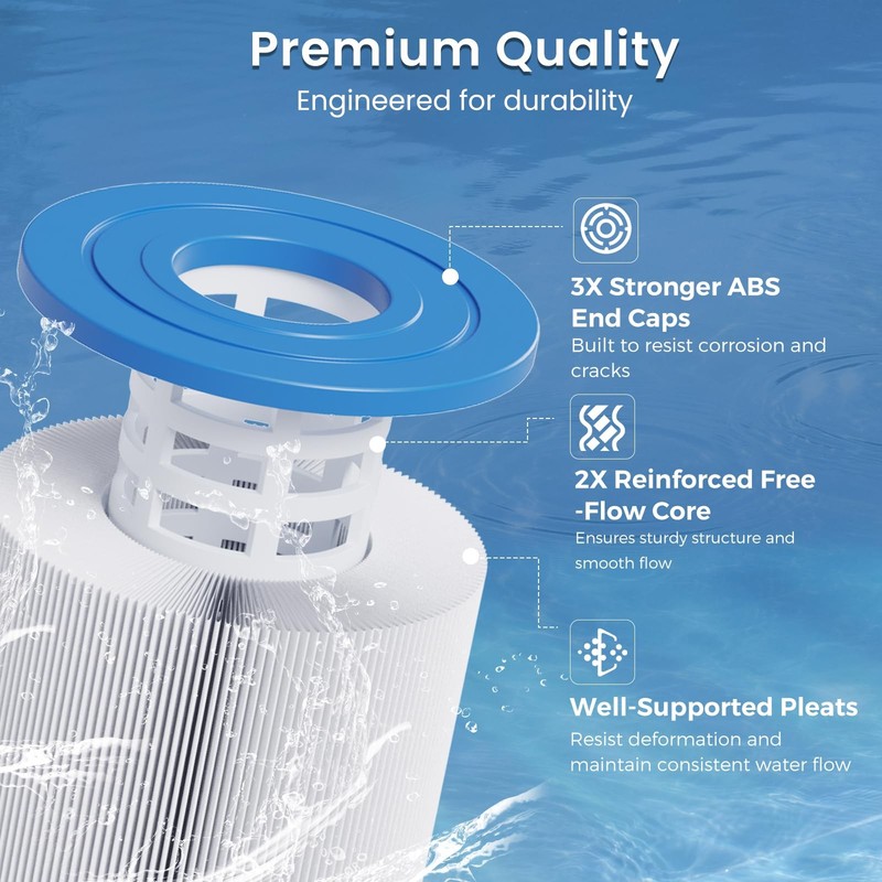 Pool Filter Cartridge Replacement Pool Filtration System Media Clean Purifier... gallery