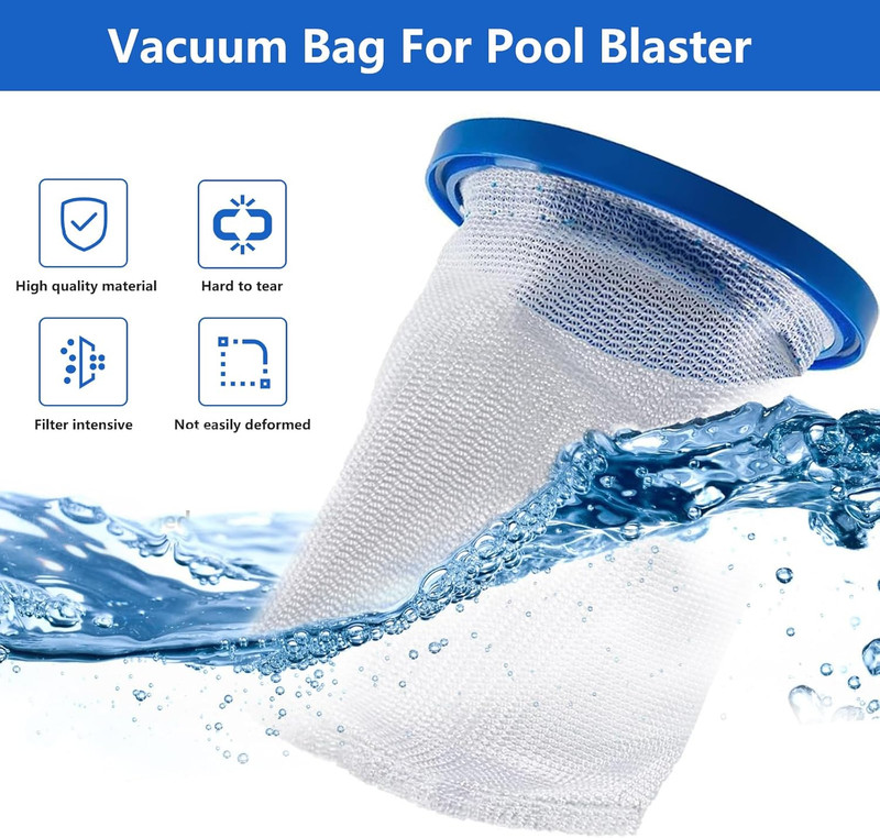 2Pack Pool Vacuum Cleaner Reusable Filter Bag for Pool Blaster Water Tech Max... gallery