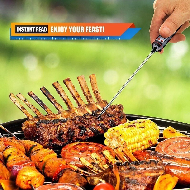 Instant Read Digital Meat Thermometer BBQ Grill Smoker For Kitchen Food Cooking gallery