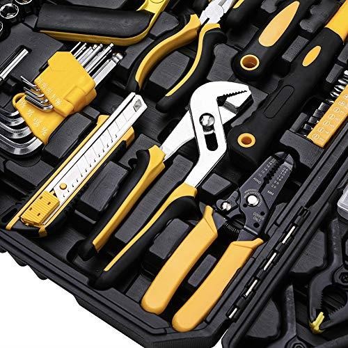 Portable 198Pcs Hand Tool Set General Household Hand Tool Kit Mechanics W/ Case gallery