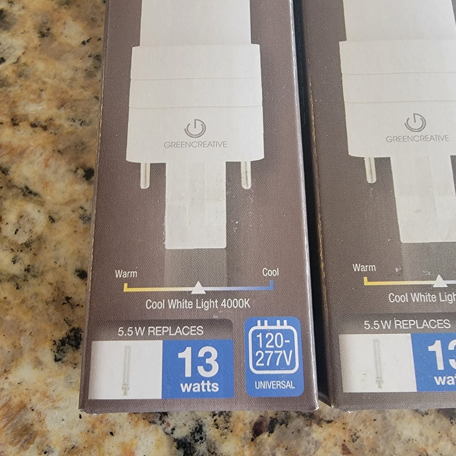 (6) Green Creative 57823 LED Bulb 2 Pin PLS GX23 5.5W Cool White 4000k 520 Lumen gallery