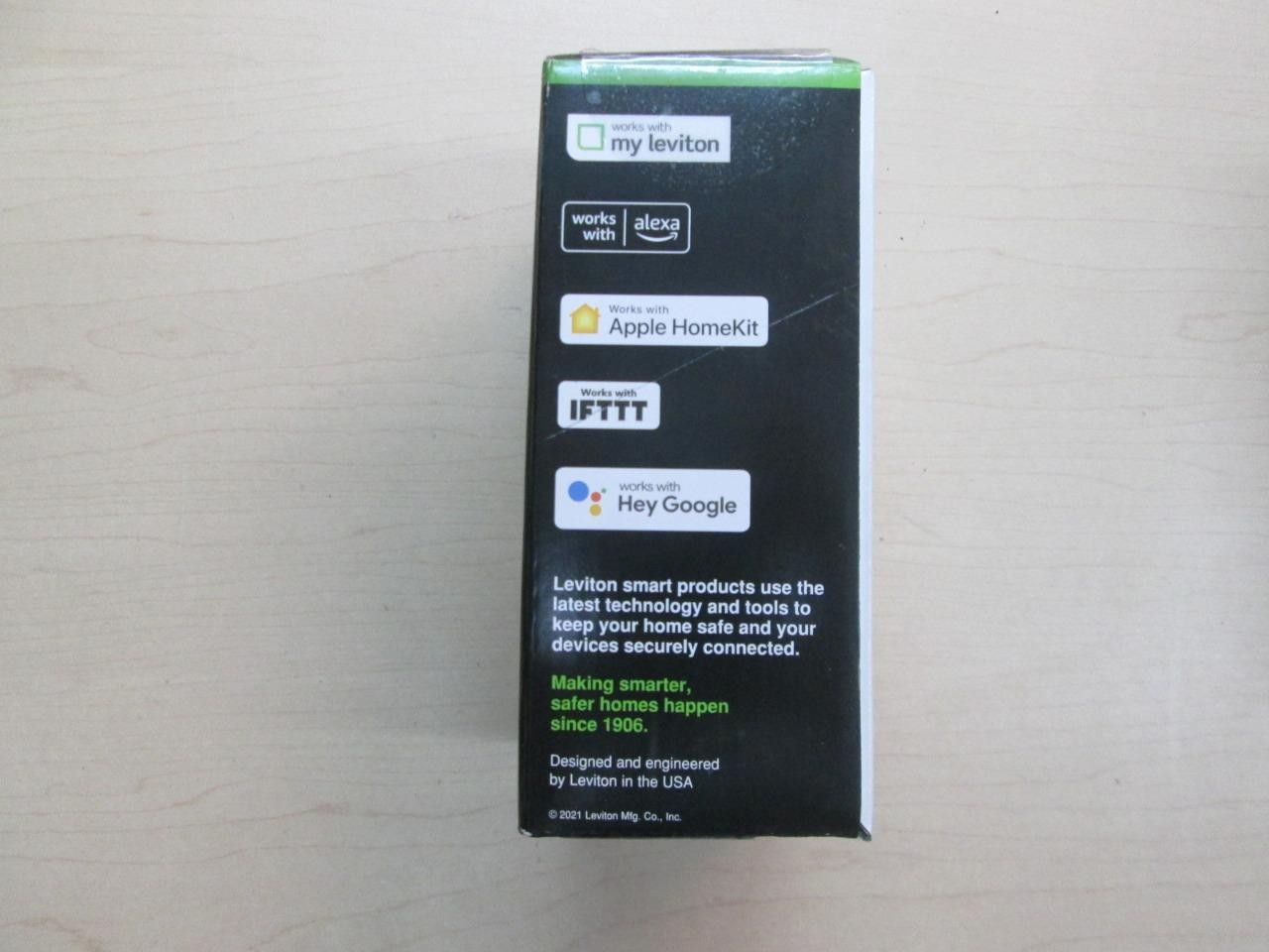 Leviton Decora Smart Wi‑Fi App-Controlled Dimmer Wall Switch White D26HD-1RW gallery