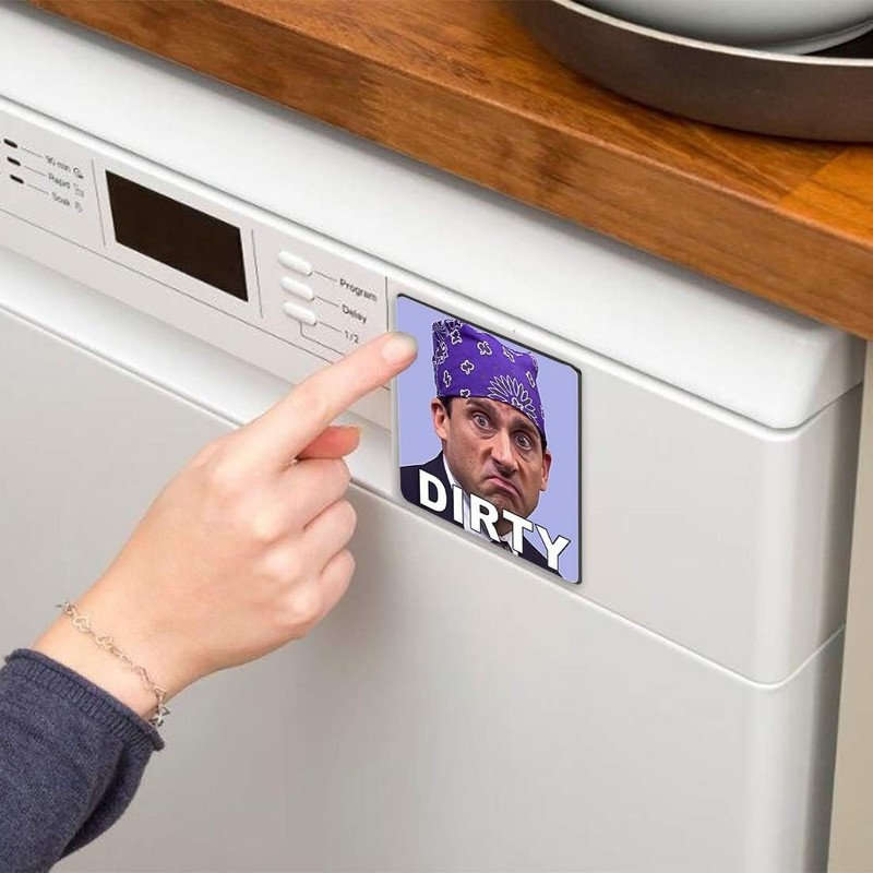Michael Scott Prison Mike Dishwasher 4 x 4 inches, 1pcs 4 Inch Magnet gallery