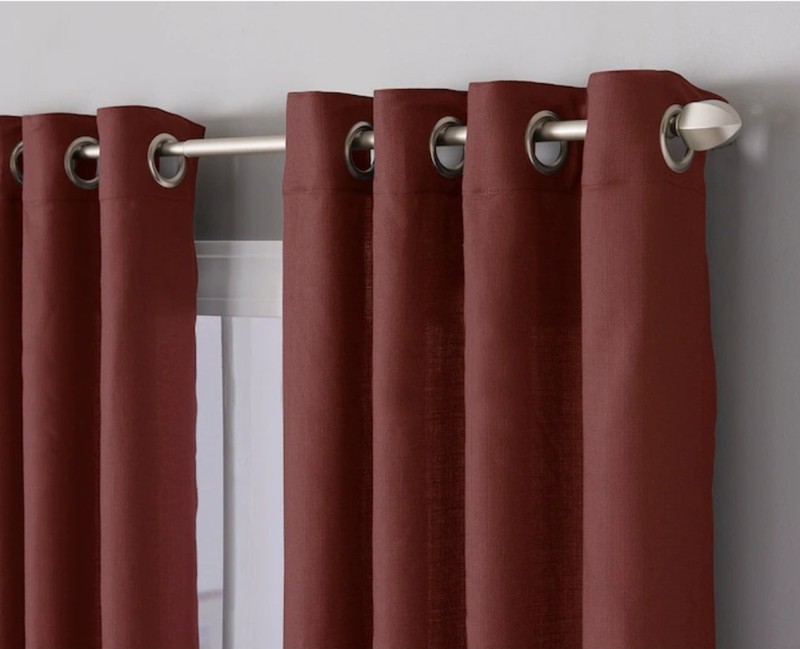 Style Selections | Delmar | Light filtering | Brick | 50x84in | #0953937 gallery