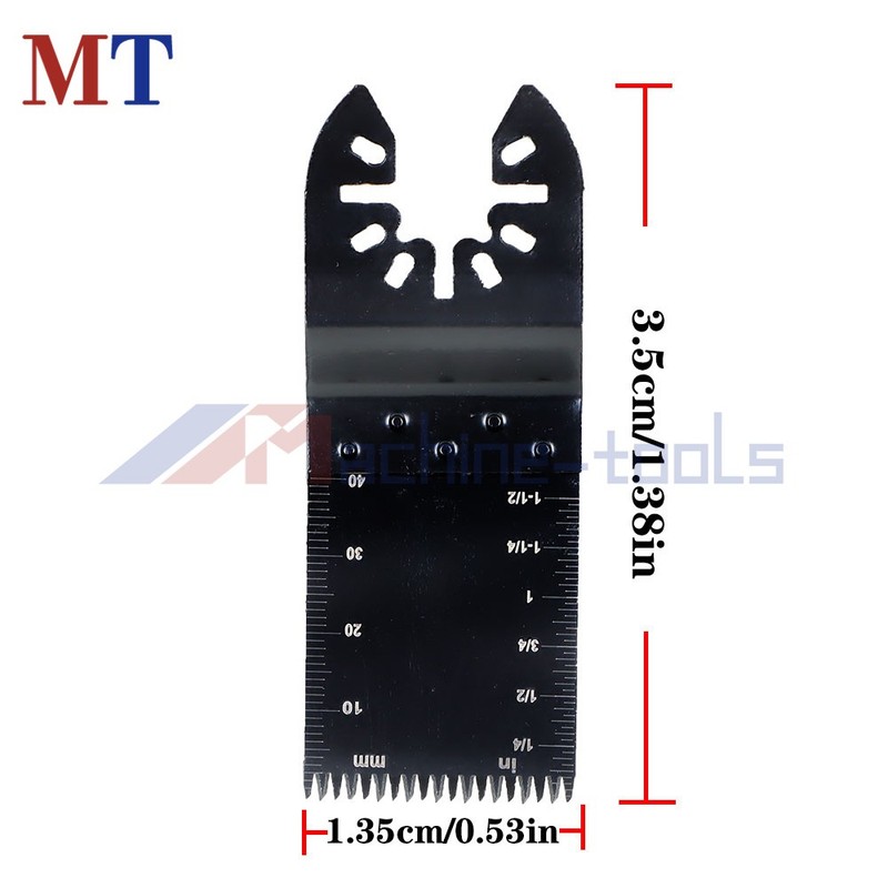48 Pcs Universal Oscillating Multitool Quick Release Saw Blades for Metal Wood gallery