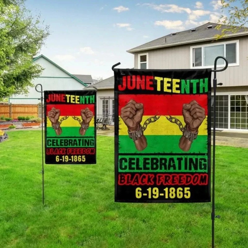 Juneteenth 1865 Garden Flag, Celebration Black Freedom - Garden Flag gallery