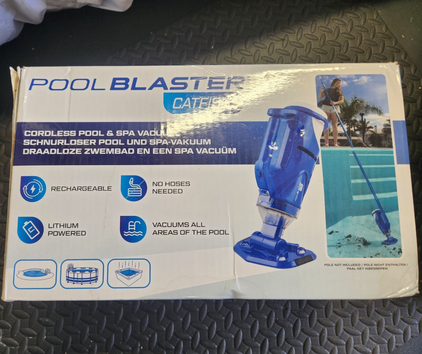 Pool Blaster Catfish Cordless Rechargeable Lithium Pool & Spa Vacuum w/ Guide gallery