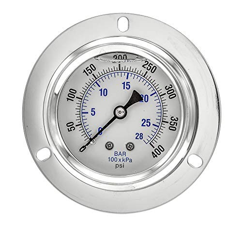 PRO-204L-254I Panel Mount Front Flanged Glycerin Filled Industrial 0 - 400 PSI gallery