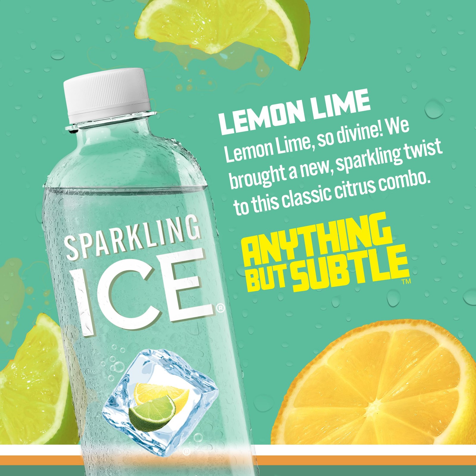 Sparkling Ice, Lemon-Lime, 17oz (Pack of 5) 17 Fl Oz gallery