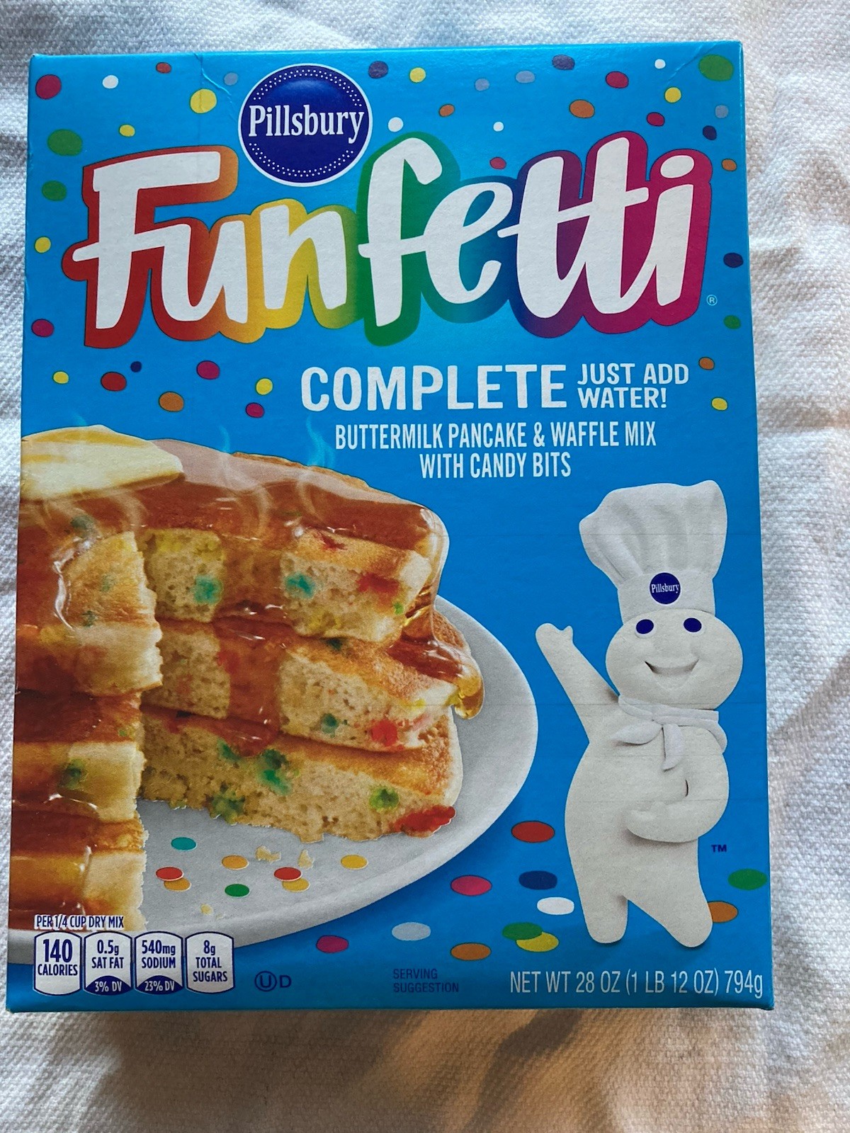 Pillsbury Funfetti Complete Pancake Mix 28oz Box Add Water Best Date May 2027 gallery