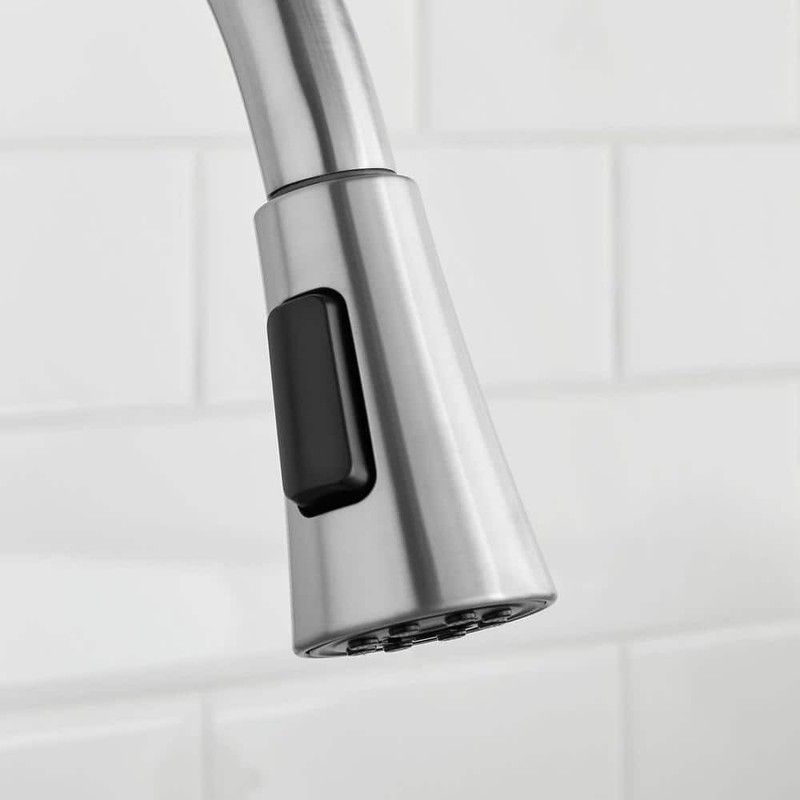 Glacier Bay McKenna 1-Handle Pull Down Sprayer Kitchen Faucet in STAINLESS STEEL gallery