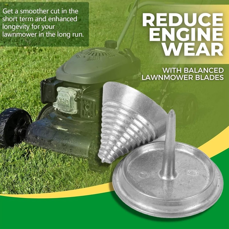 Universal Metal Precision Blade Balancers for Lawn Mower Maintenance - 1-Pack gallery