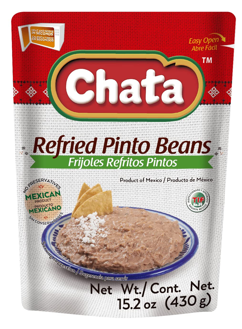 Refried Pinto Beans Pouch | Practical + Delicious | Ready-To-Eat | No Preservati gallery