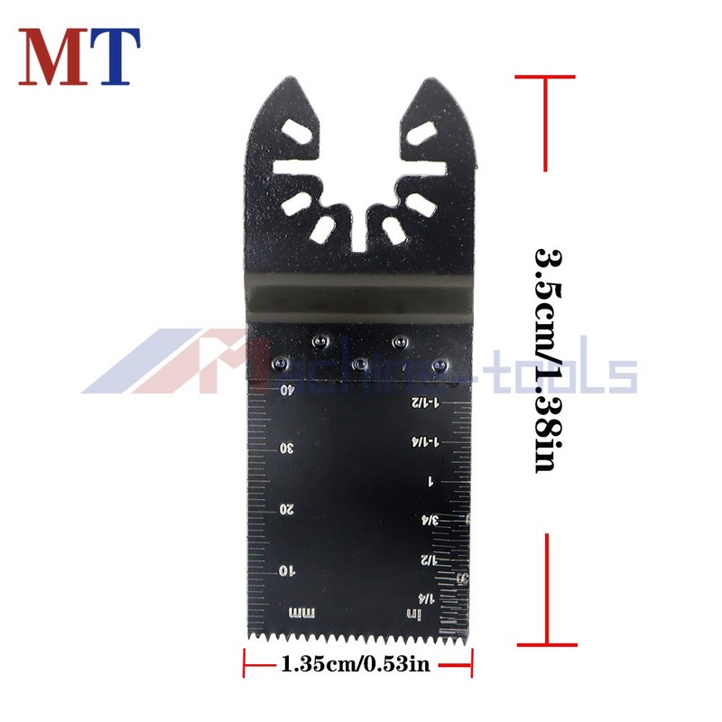 48 Pcs Universal Oscillating Multitool Quick Release Saw Blades for Metal Wood gallery