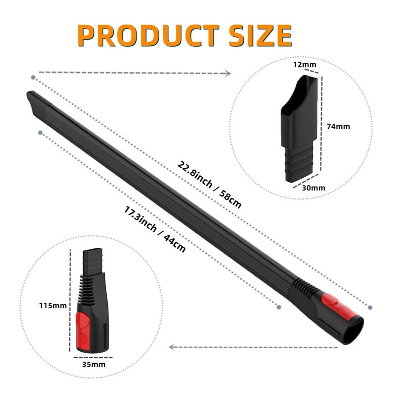 Flexible Dusting Crevice Tool for Dyson V15 V11 V10 V8 V7 Vacuum gallery