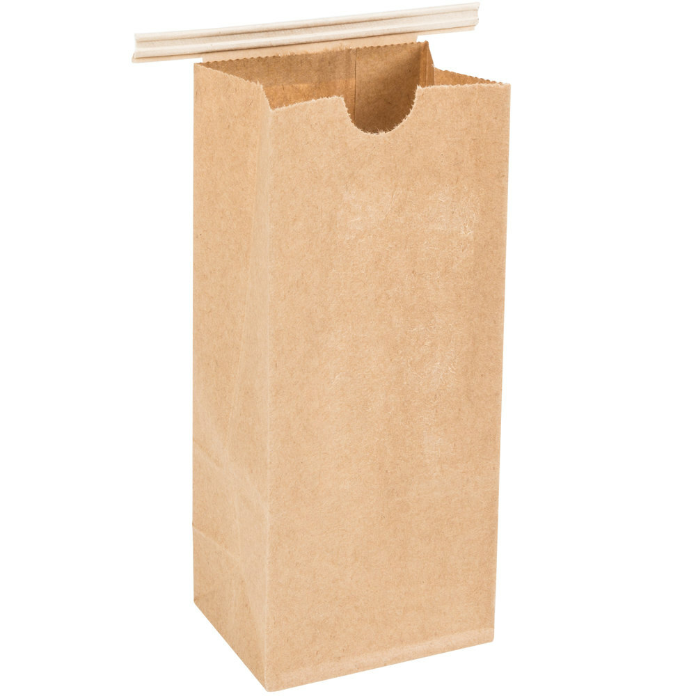 100 Pack 1/2 lb Coffee Bag w/ Reclosable Tin Tie gallery