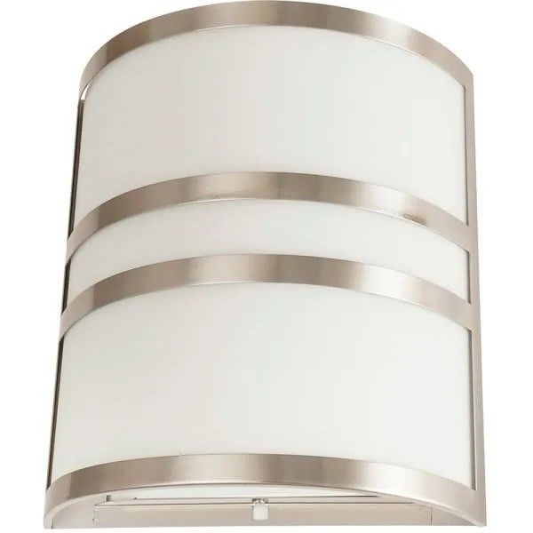 4 PACK 2-Light 11" Wall Sconce, Brushed Nickel/Frosted gallery