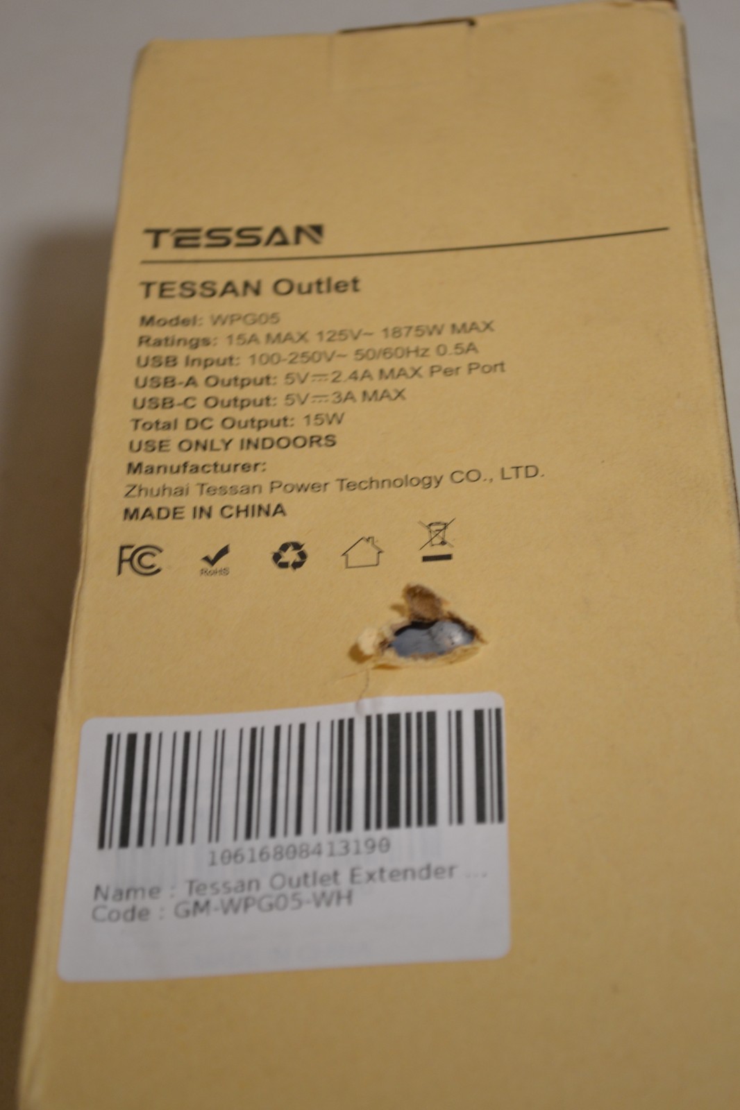 TESSAN Outlet Model: WPG05 gallery