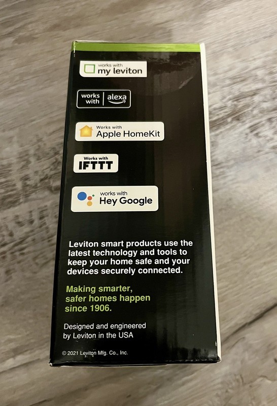 5-Pack Leviton Decora Smart WiFi Switch 2nd Gen No Hub Required D215S-1BW gallery