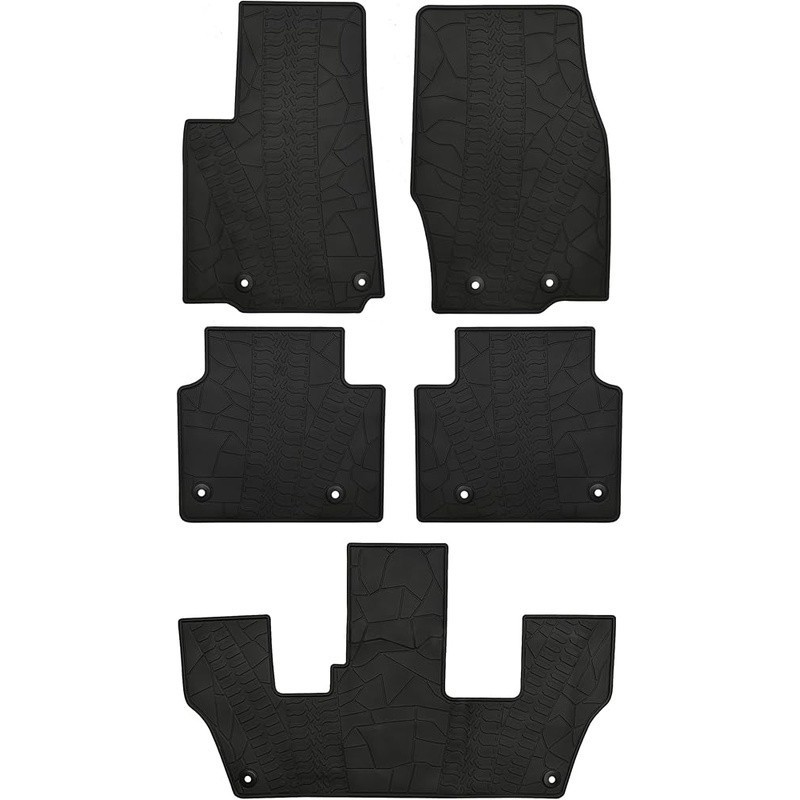 Durable All Weather Car Floor Mats Non Slip Rubber Vehicle Specific Fit New gallery