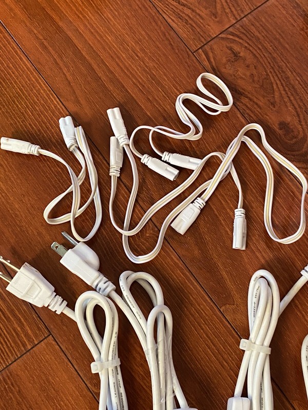 4PCS 5FT POWER CABLE |Connector Cable For T8 T5 Integrated LED Tube Lights gallery