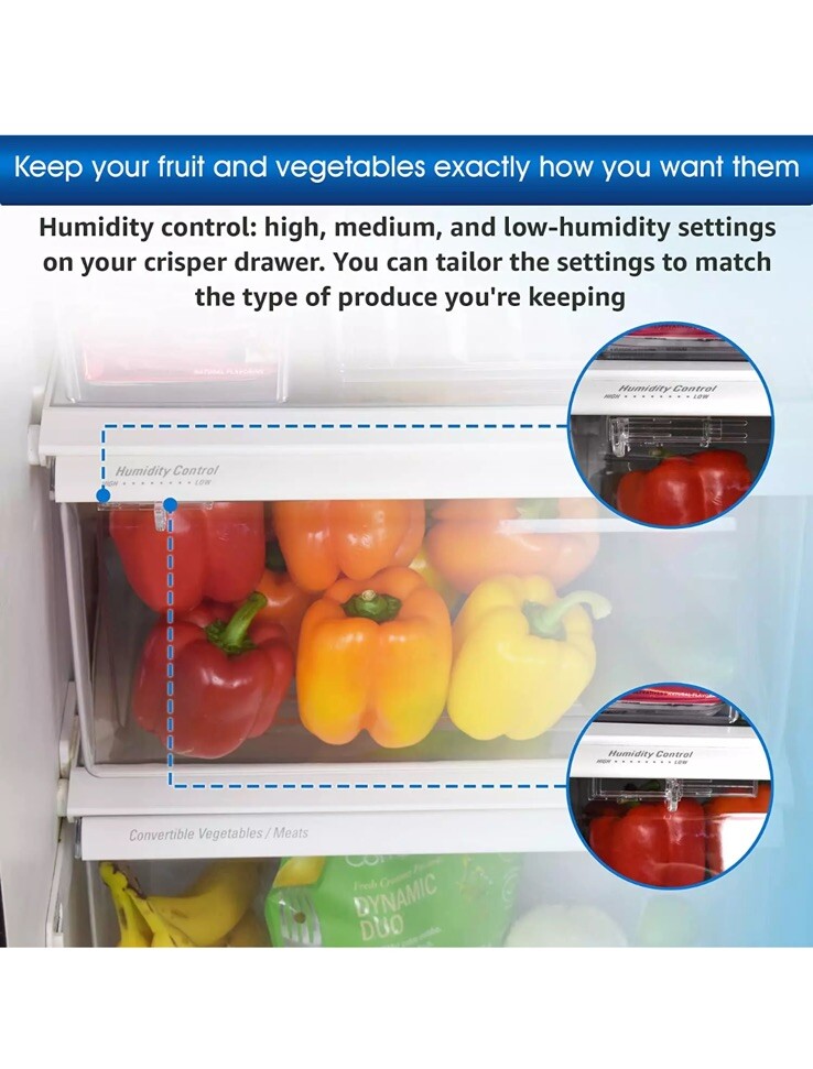 Gritly 2188656 + 2188664 (Lower) Crisper Bin Drawers Compatible With Whrilpool gallery