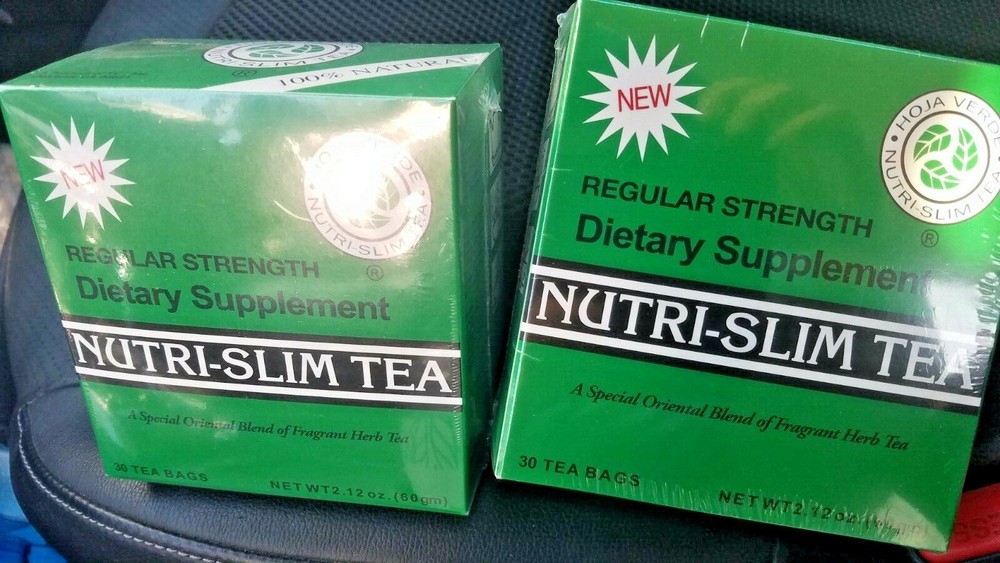 2 PACK DIETER'S TEA 100%NATURAL REGULAR STRENGTH (30 TEA BAGS EACH)