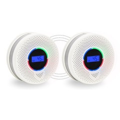 10-Year Battery Wireless Interconnected Smoke and Carbon Monoxide Detector, Smar