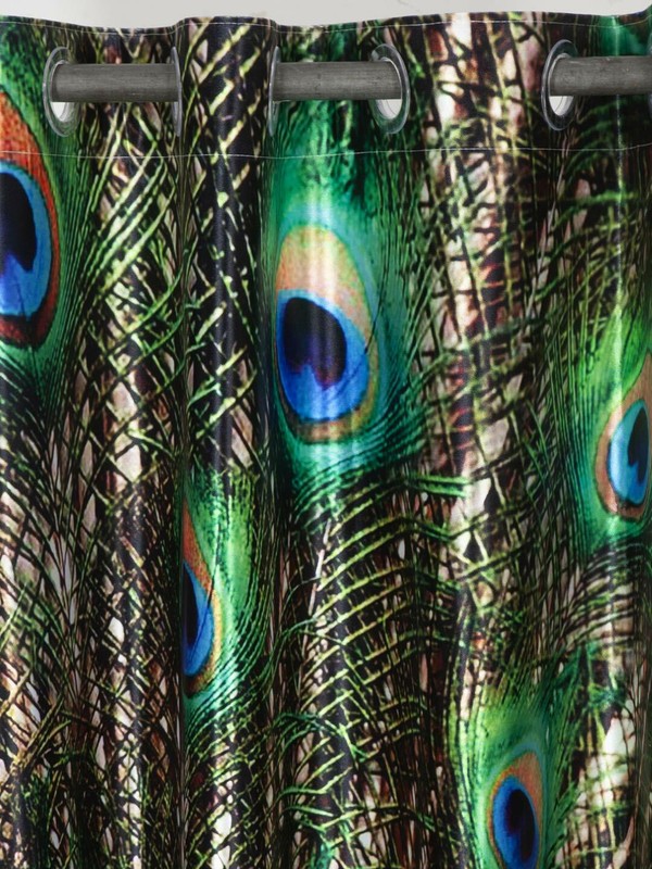 Digital Print Polyester Window Curtains 2 Piece 5 feet gallery