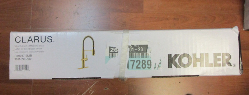 Kohler Clarus Semi-Pro Pull Down Kitchen Faucet Brushed Moderne Brass gallery